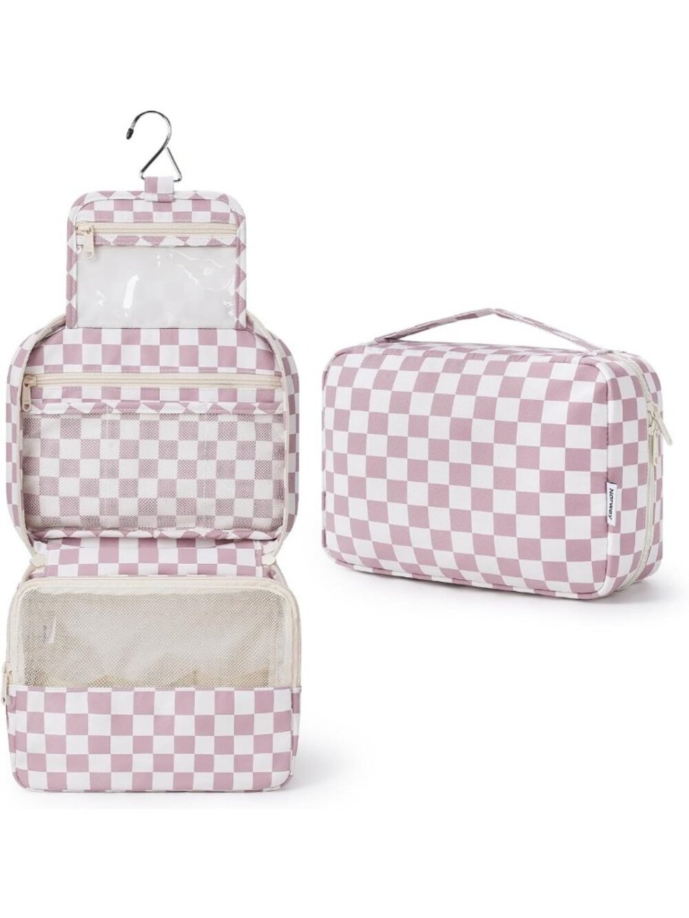Compact Travel Toiletry Bag for Women | Makeup Organizer & Cosmetic Storage - Picture 1 of 7